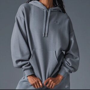 ALO Yoga Gray Hoodie Sweater